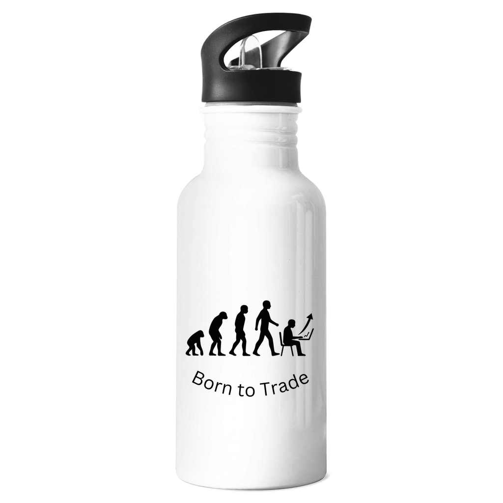 Edelstahl-Trinkflasche Born to Trade