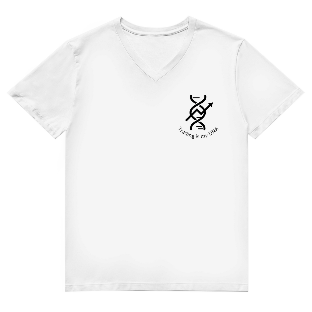 Herren Premium Bio V-Neck T-Shirt Trading is my DNA