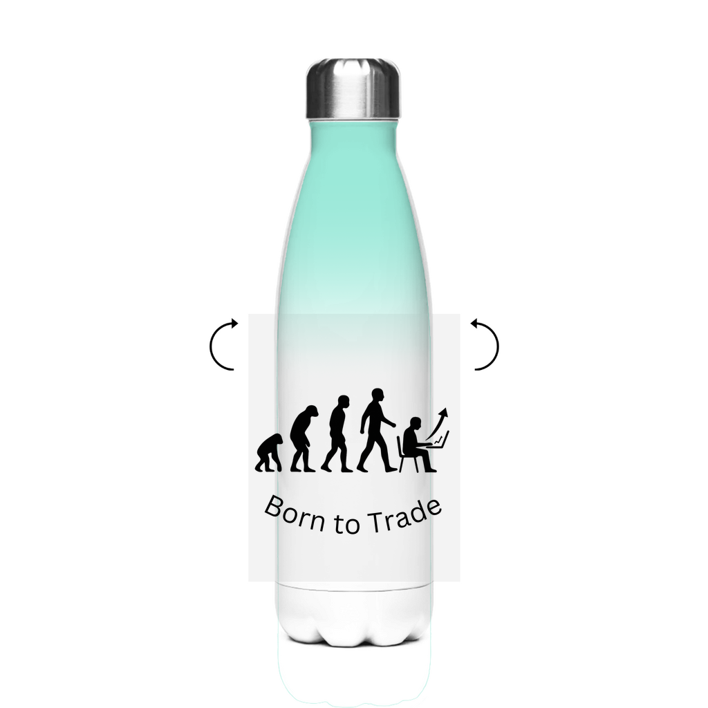 Edelstahl-Thermoflasche Born to Trade