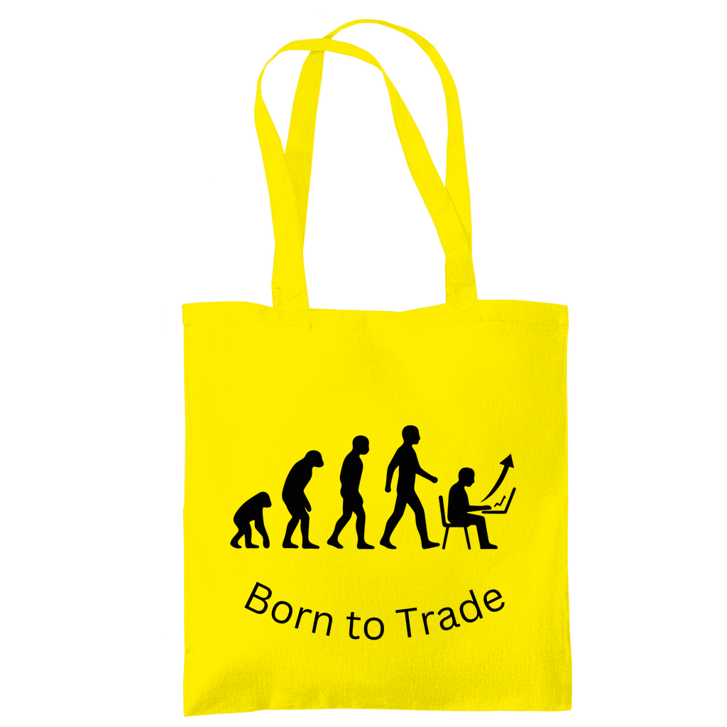 Tragetasche Born to Trade