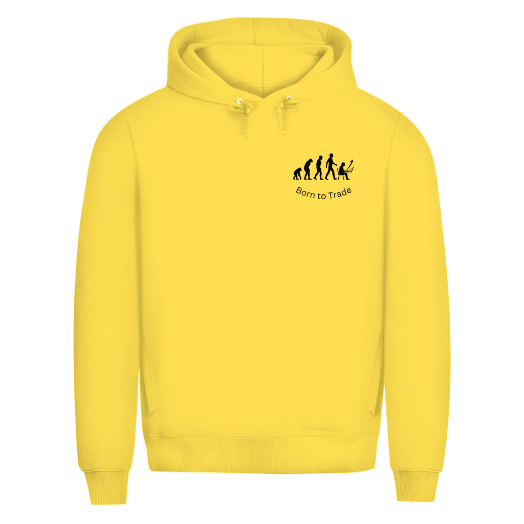 Herren Premium Bio Hoodie Born to Trade