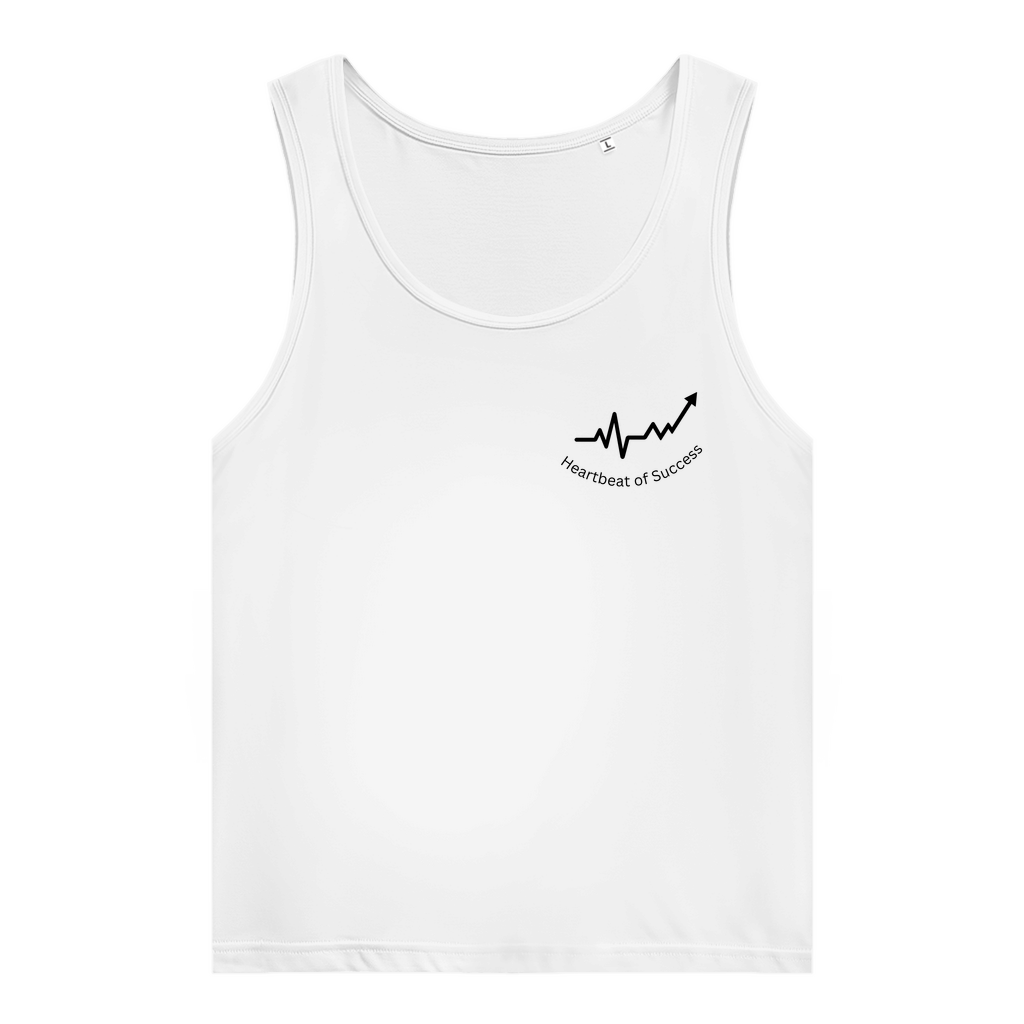 Damen Premium Organic Tank Top Heartbeat of Success