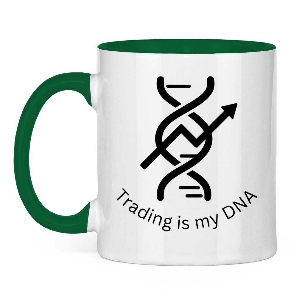 Tasse zweifarbig Trading is my DNA