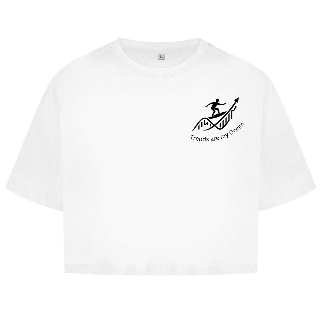 Damen Oversize Crop Top Trends are my Ocean