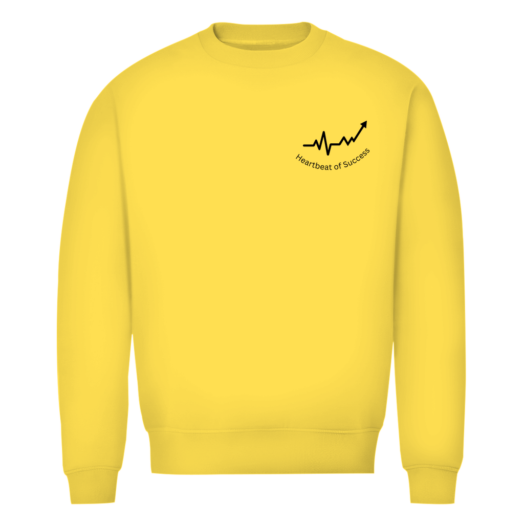 Herren Premium Bio Sweatshirt Heartbeat of Success