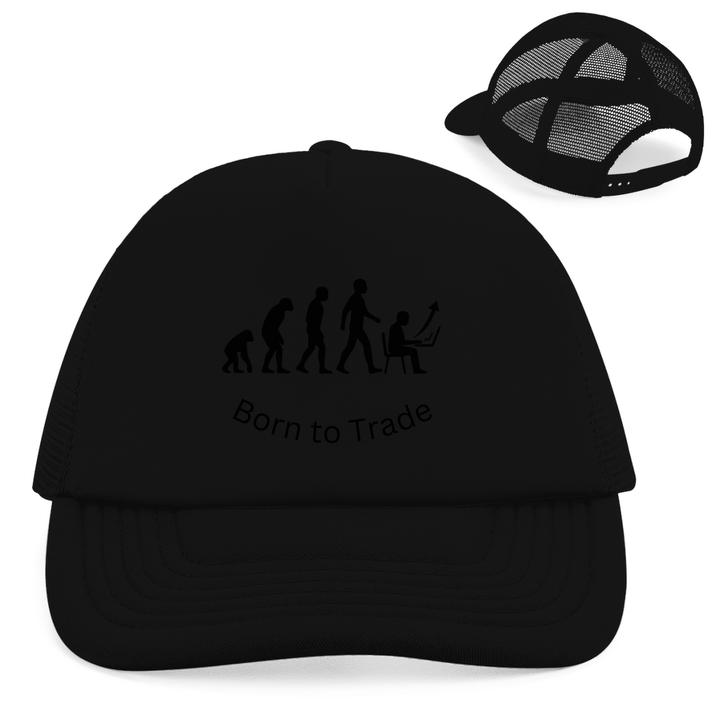 Retro Trucker Cap Born to Trade