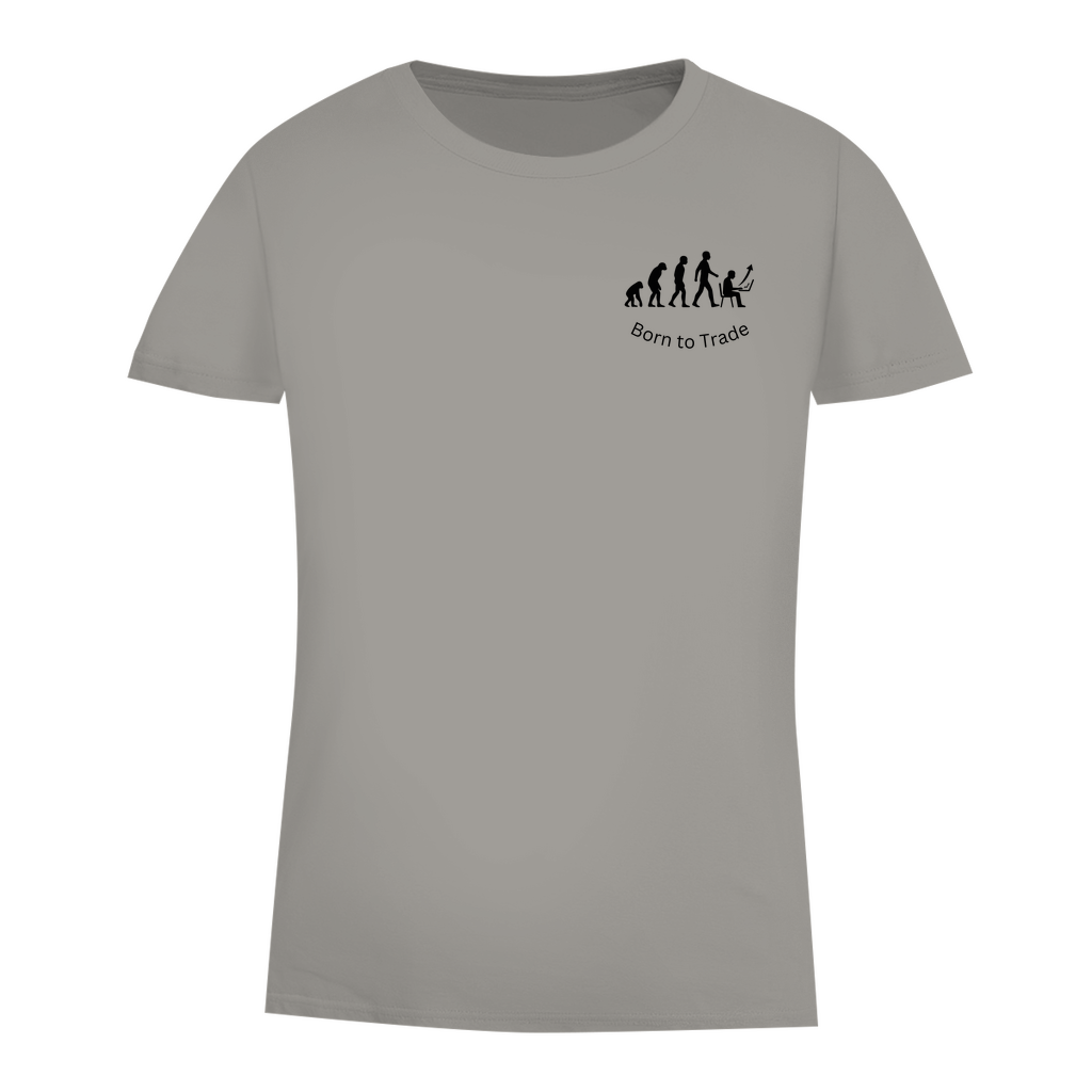 Damen Premium Bio T-Shirt Born to Trade