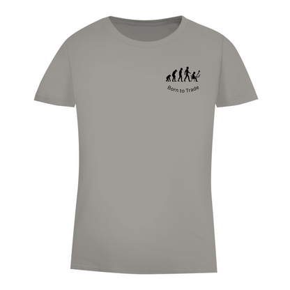 Damen Premium Bio T-Shirt Born to Trade