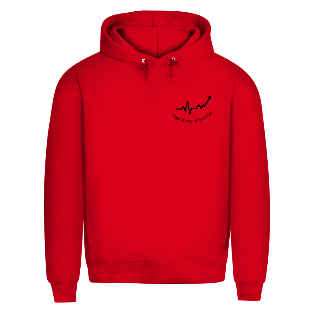 Herren Premium Bio Hoodie Heartbeat of Success