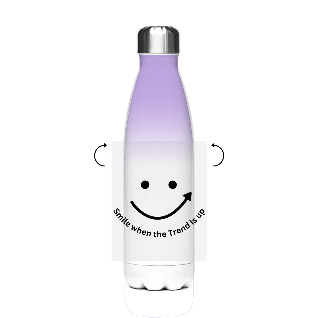 Edelstahl-Thermoflasche Smile when the Trend is up