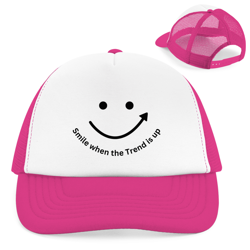 Retro Trucker Cap Smile when the Trend is up