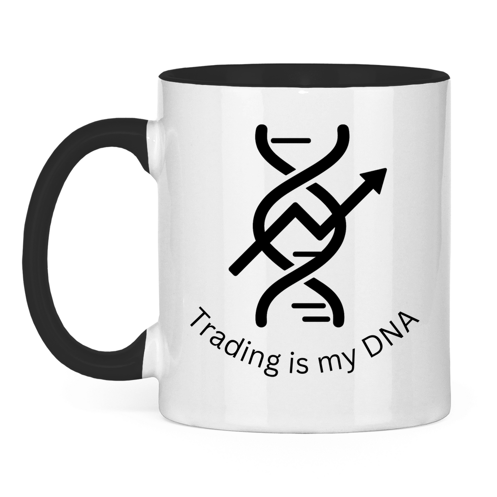 Tasse zweifarbig Trading is my DNA