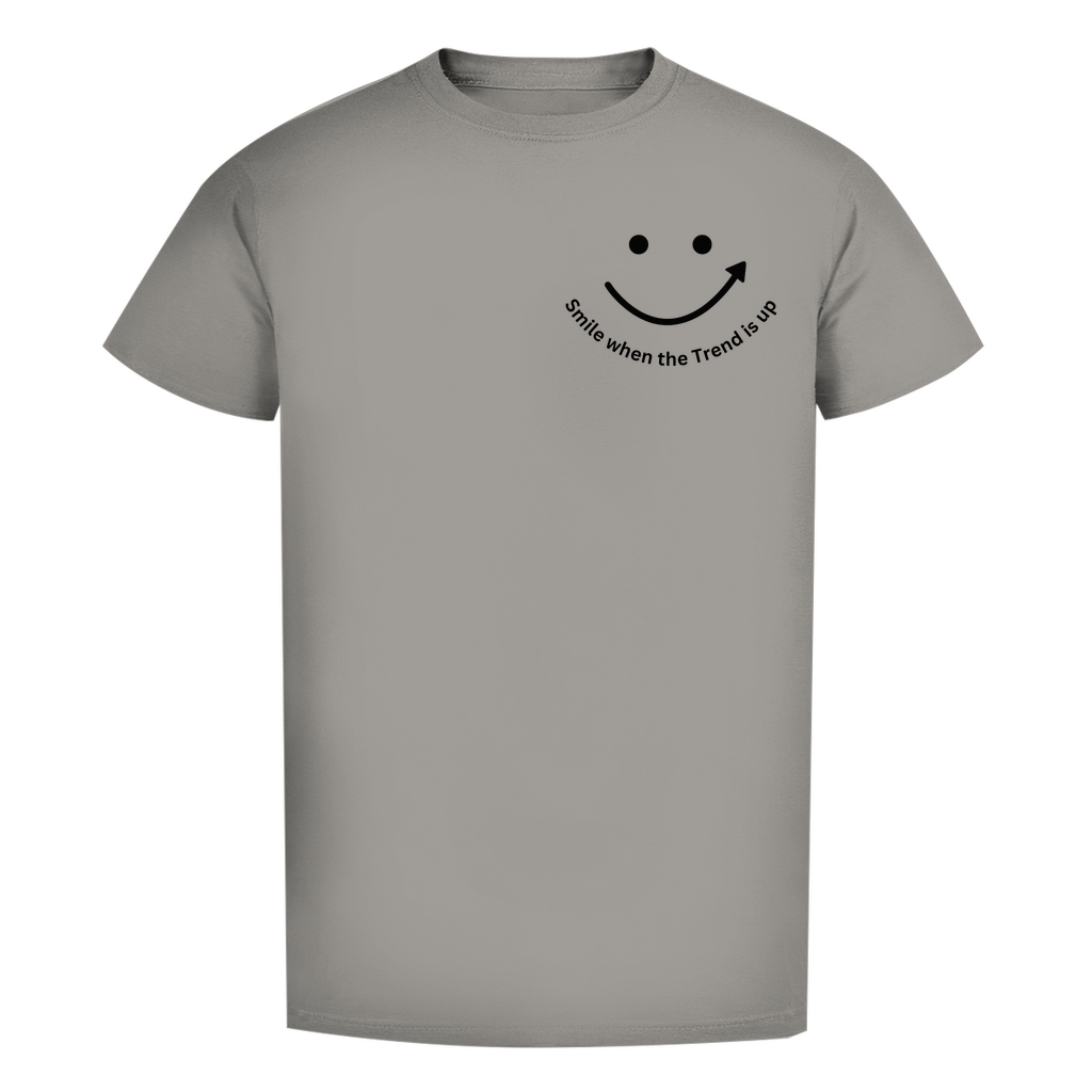 Herren Premium Bio T-Shirt Smile when the Trend is up