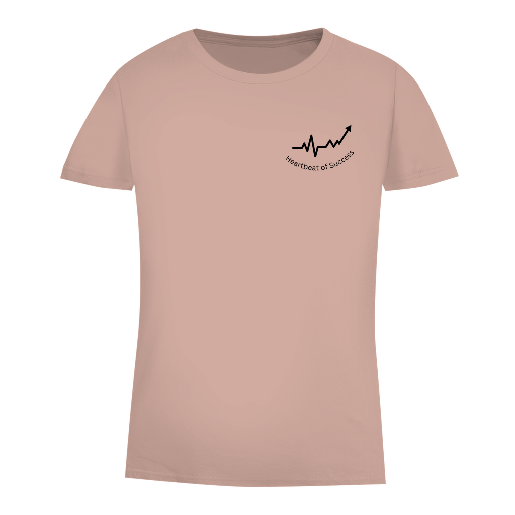 Damen Premium Bio T-Shirt Heartbeat of Success