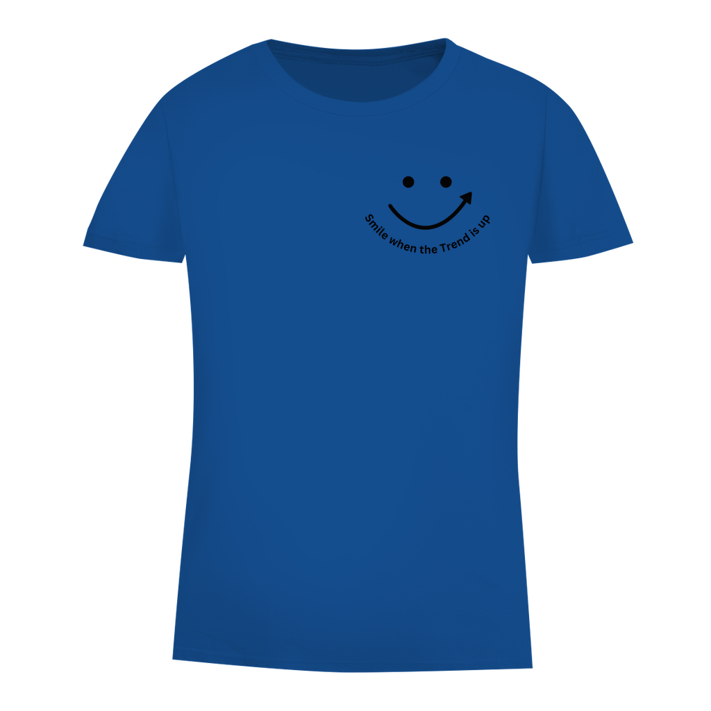 Damen Premium Bio T-Shirt Smile when the Trend is up