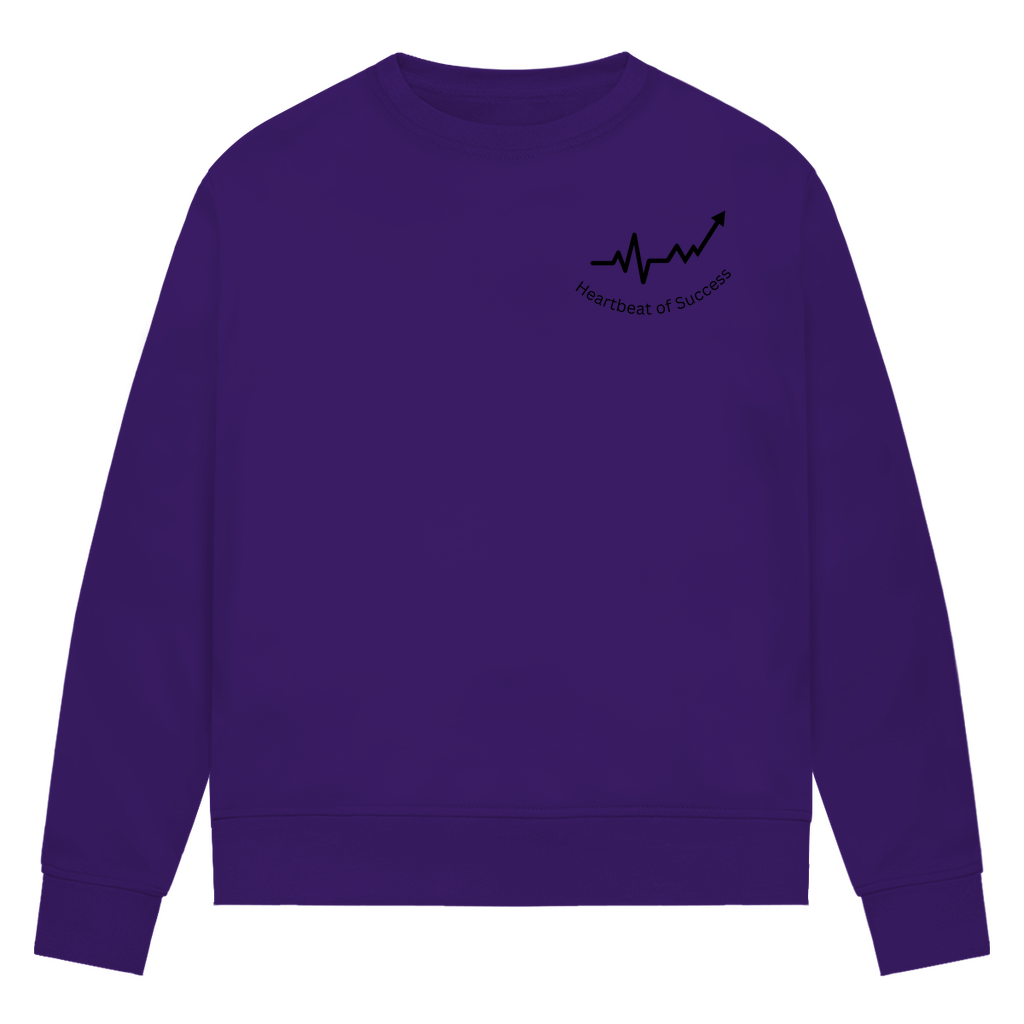 Damen Premium Bio Sweatshirt Heartbeat of Success