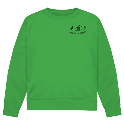 Herren Premium Bio Sweatshirt Risk Profit Repeat