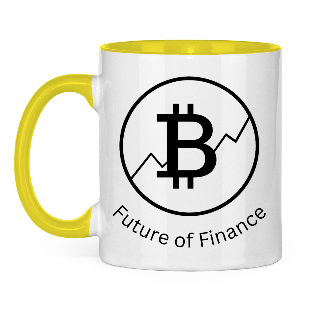 Tasse zweifarbig Future of Finance