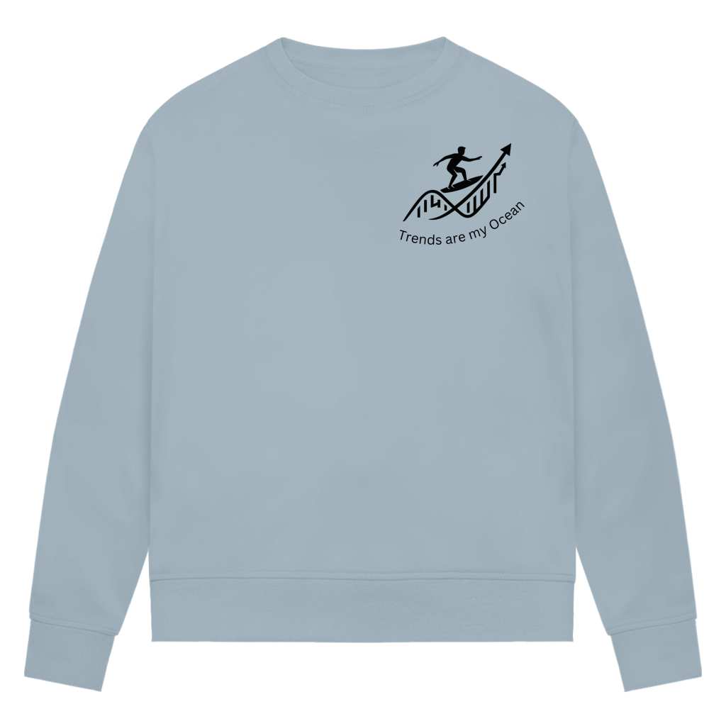 Damen Premium Bio Sweatshirt Trends are my Ocean