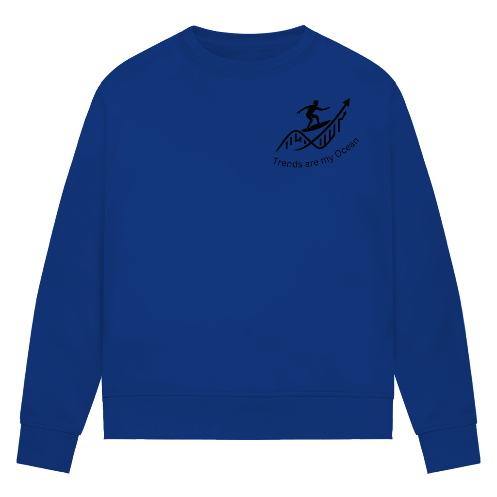 Damen Premium Bio Sweatshirt Trends are my Ocean