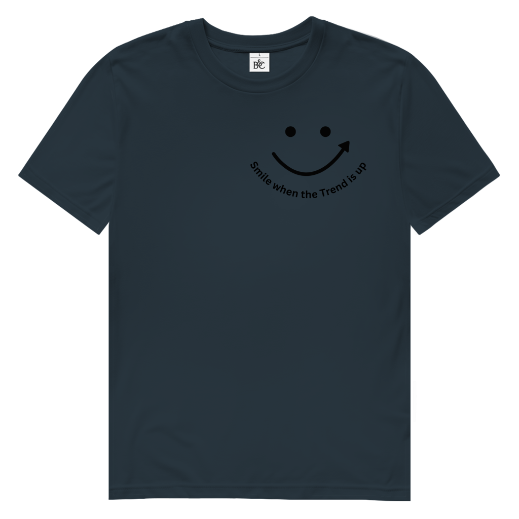 Herren Premium Bio T-Shirt Smile when the Trend is up
