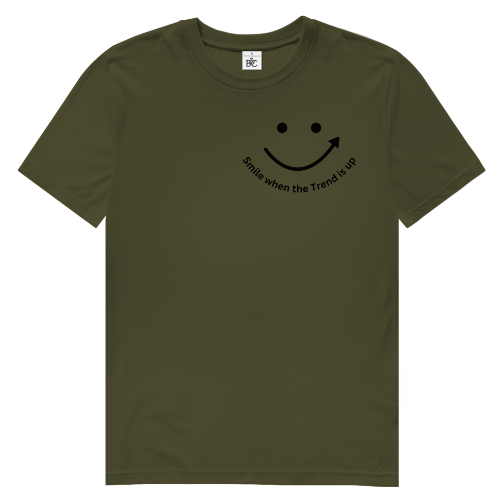 Herren Premium Bio T-Shirt Smile when the Trend is up