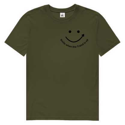 Herren Premium Bio T-Shirt Smile when the Trend is up