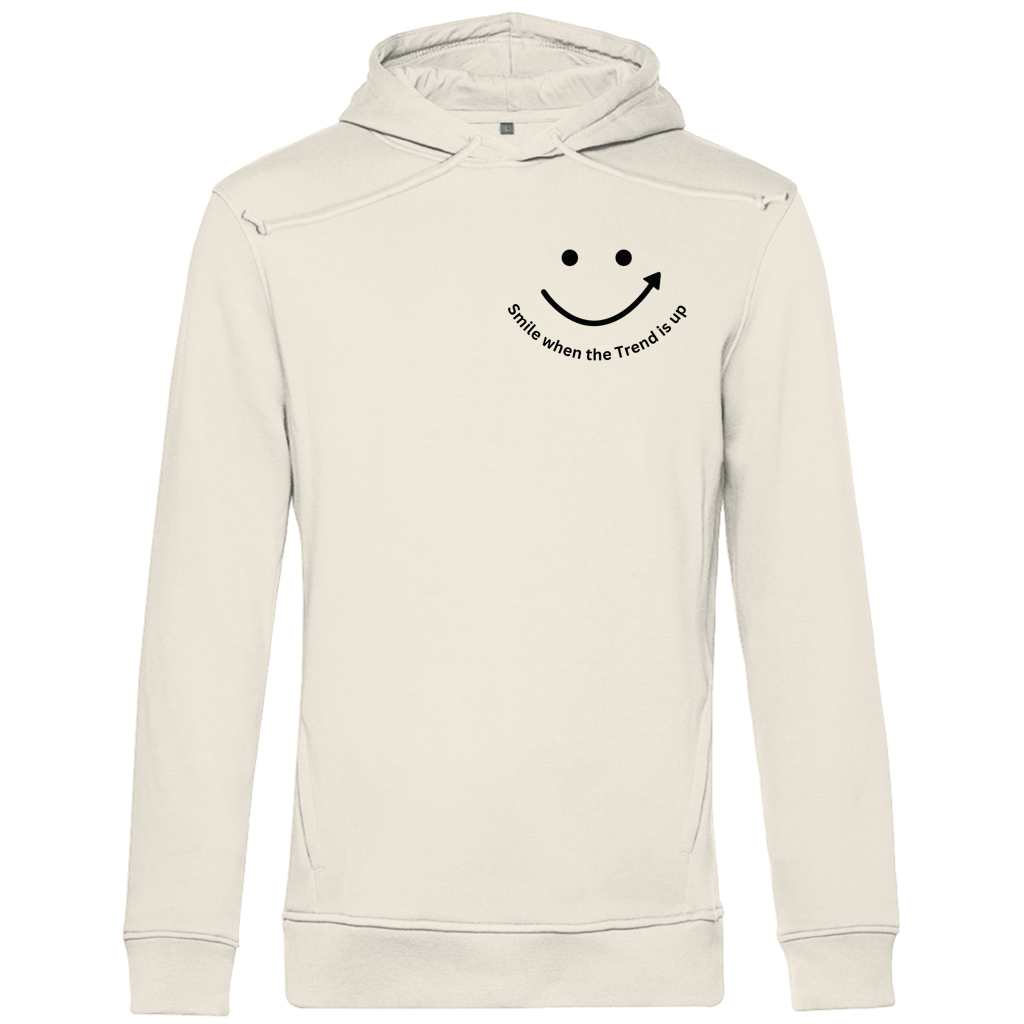 Herren Premium Bio Hoodie Smile when the Trend is up