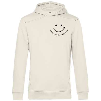 Herren Premium Bio Hoodie Smile when the Trend is up