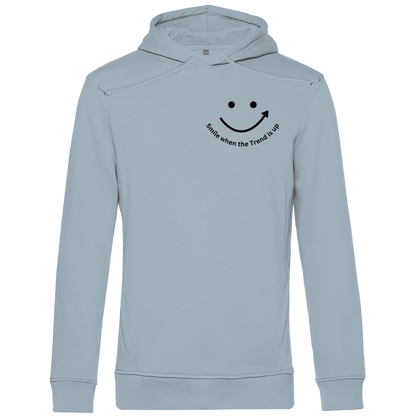 Herren Premium Bio Hoodie Smile when the Trend is up