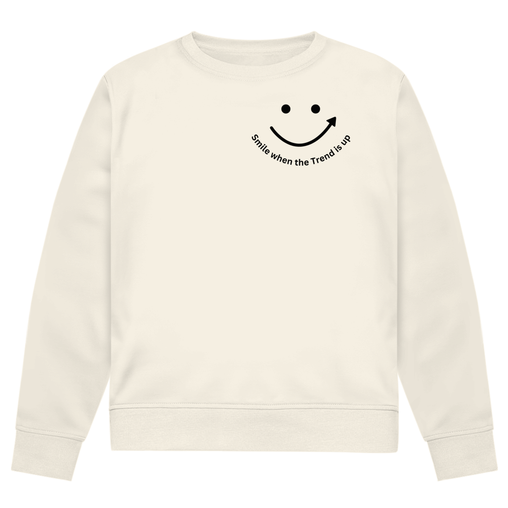 Herren Premium Bio Sweatshirt Smile when the Trend is up