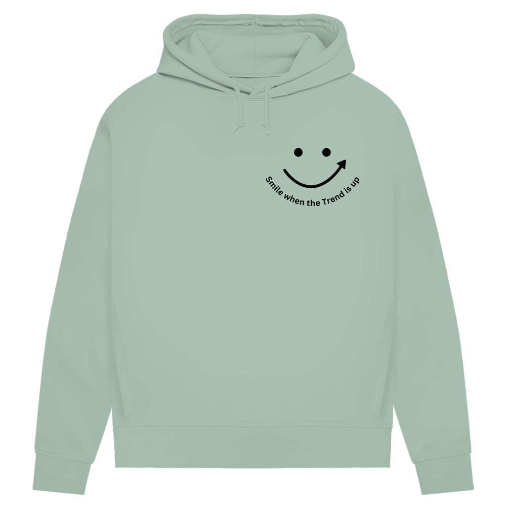 Damen Premium Bio Hoodie Smile when the Trend is up