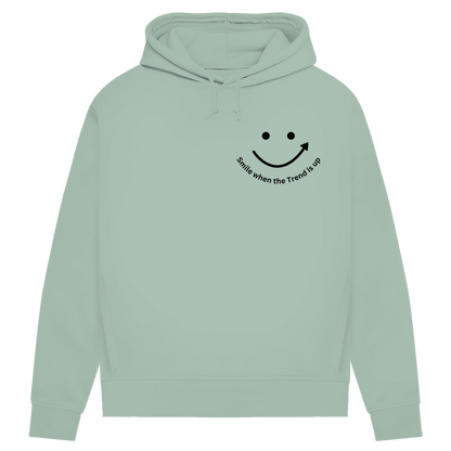 Damen Premium Bio Hoodie Smile when the Trend is up