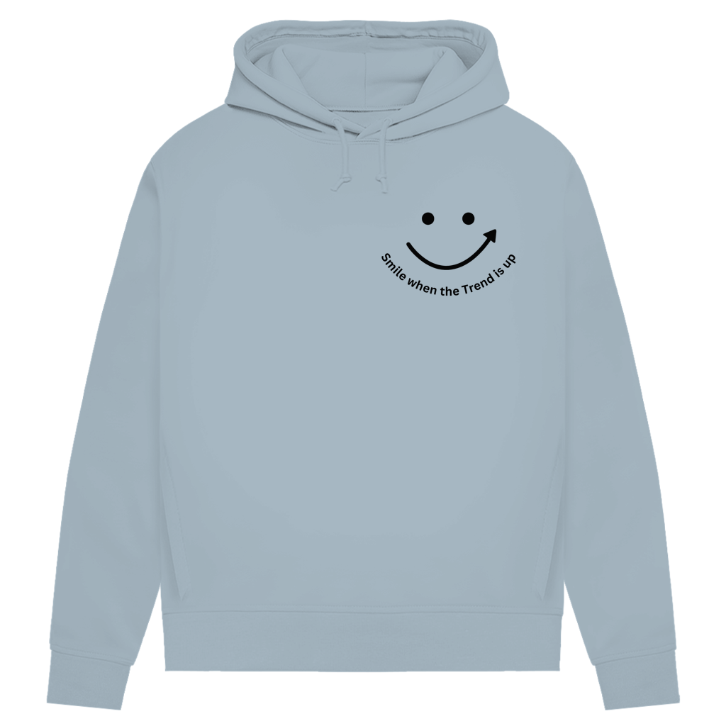 Damen Premium Bio Hoodie Smile when the Trend is up