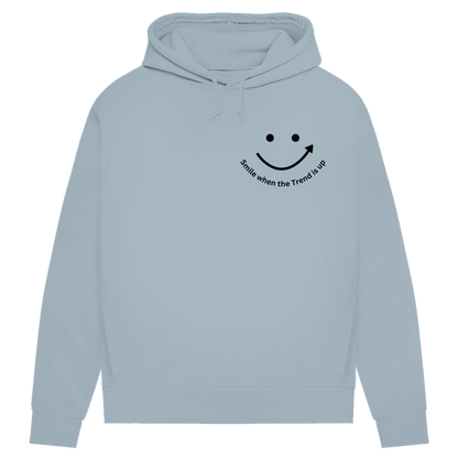 Damen Premium Bio Hoodie Smile when the Trend is up