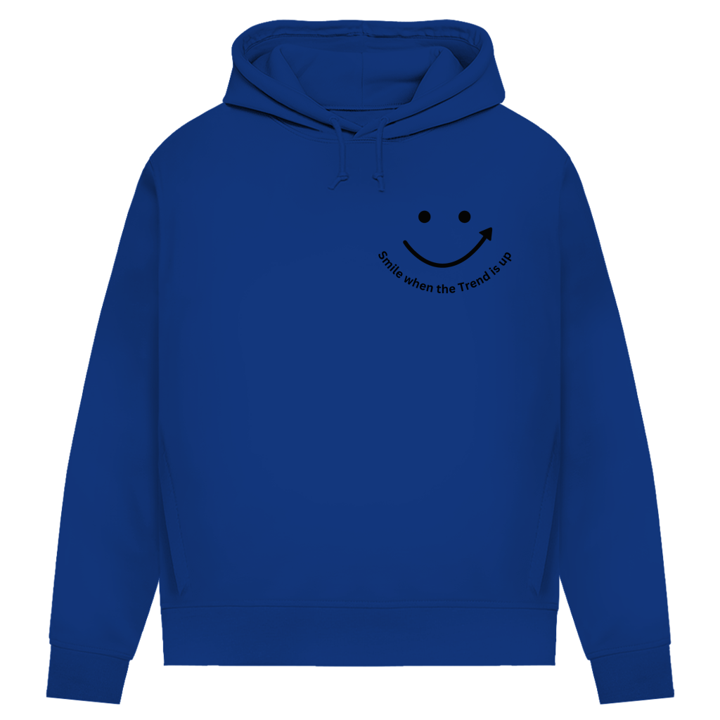 Damen Premium Bio Hoodie Smile when the Trend is up