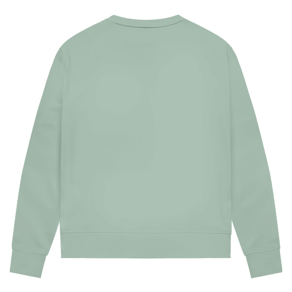 Damen Premium Bio Sweatshirt Smile when the Trend is up
