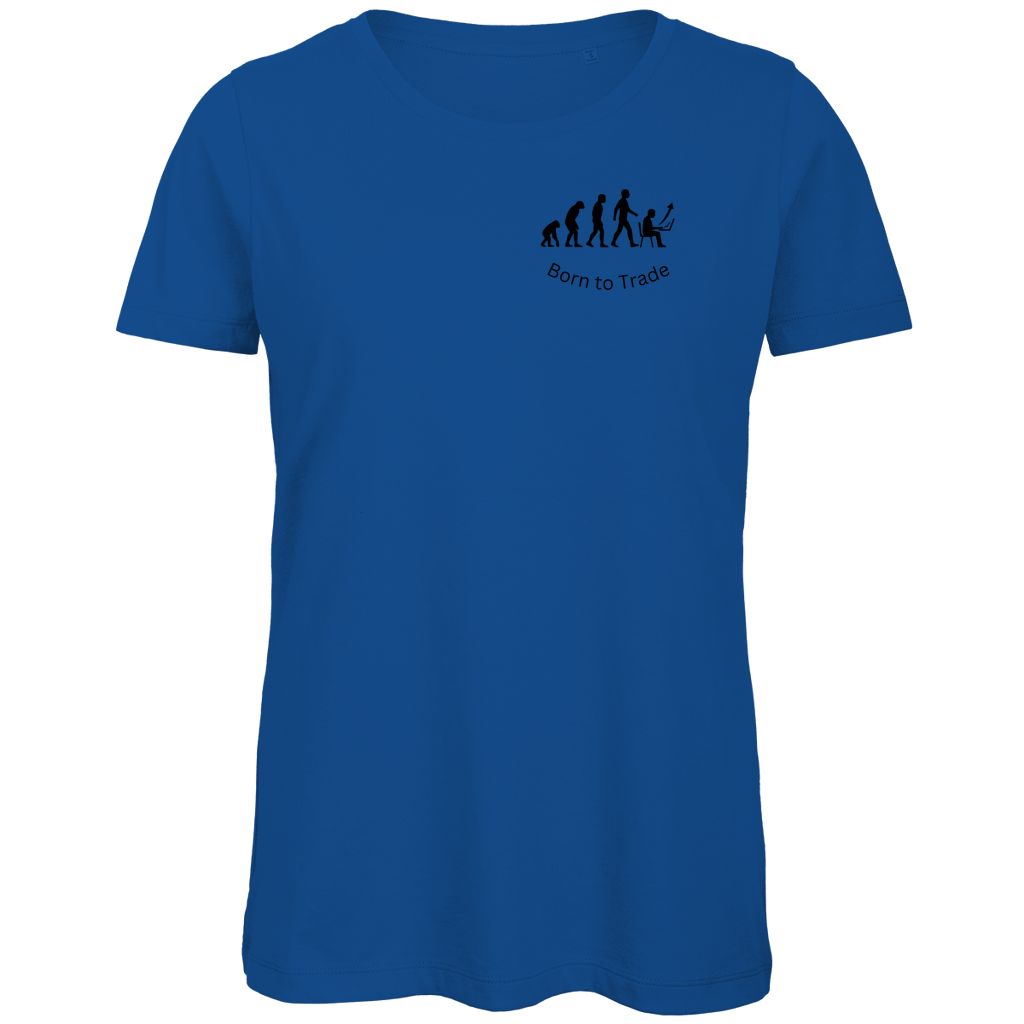 Damen Premium Bio T-Shirt Born to Trade