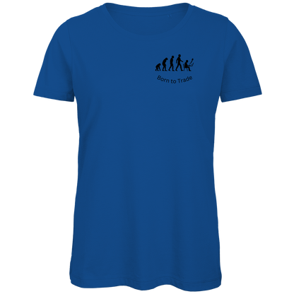 Damen Premium Bio T-Shirt Born to Trade