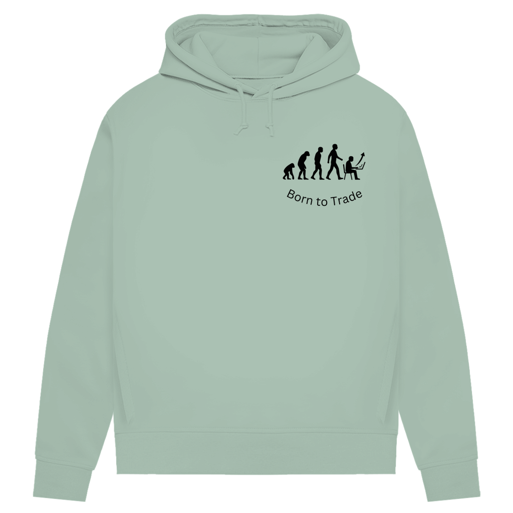 Damen Premium Bio Hoodie Born to Trade