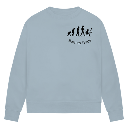 Damen Premium Bio Sweatshirt Born to Trade