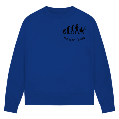 Damen Premium Bio Sweatshirt Born to Trade