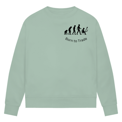 Damen Premium Bio Sweatshirt Born to Trade