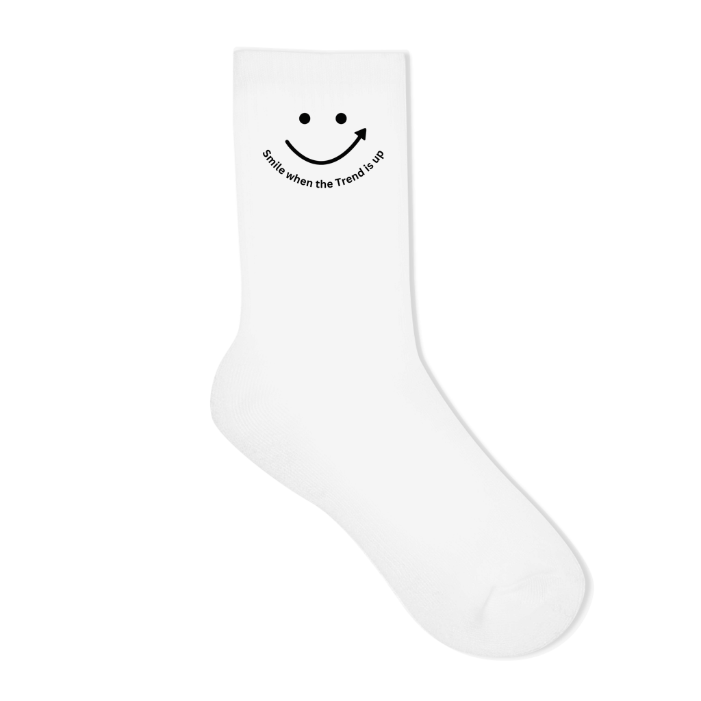Socken Smile when the Trend is up