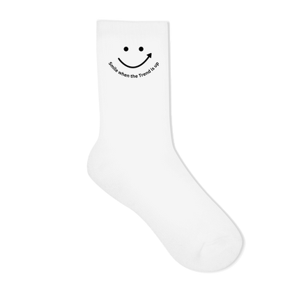 Socken Smile when the Trend is up