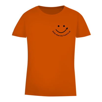 Damen Premium Bio T-Shirt Smile when the Trend is up