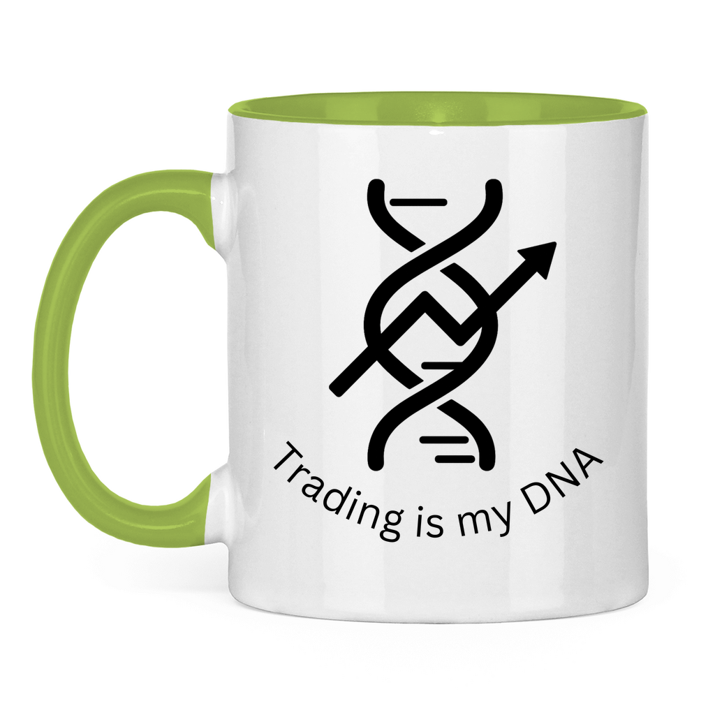 Tasse zweifarbig Trading is my DNA