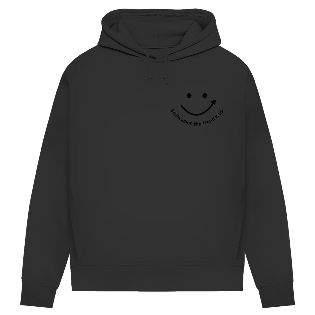 Damen Premium Bio Hoodie Smile when the Trend is up