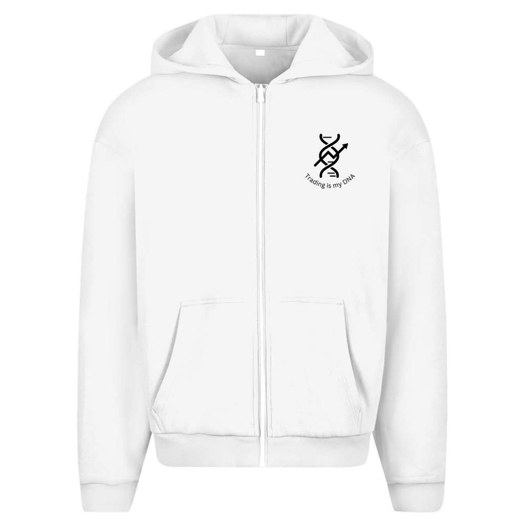 Herren Oversize Zipper Hoodie Trading is my DNA