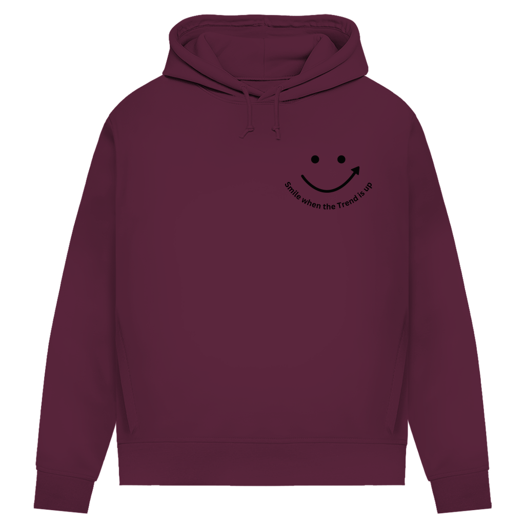 Damen Premium Bio Hoodie Smile when the Trend is up